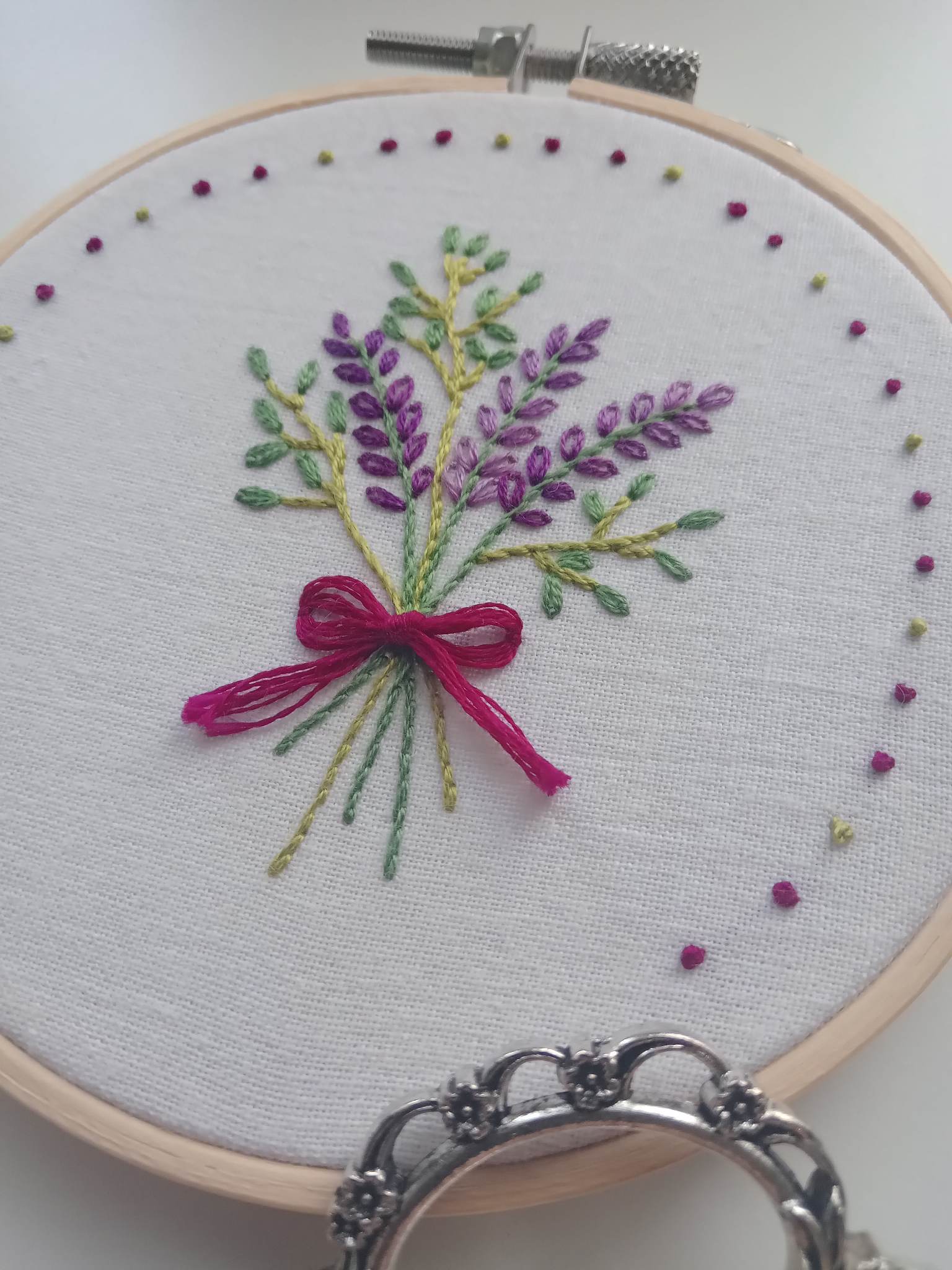 KIT de Broderie : Mon bouquet de lavande