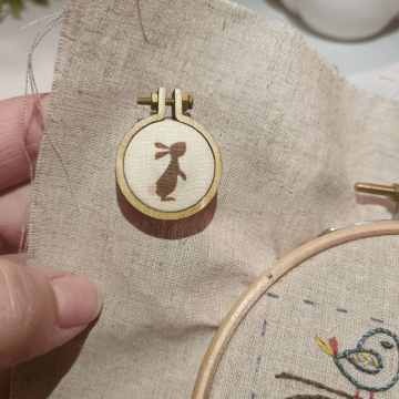 Aimant d'aiguilles - Lapin