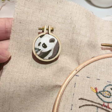 Aimant d'aiguilles - Panda