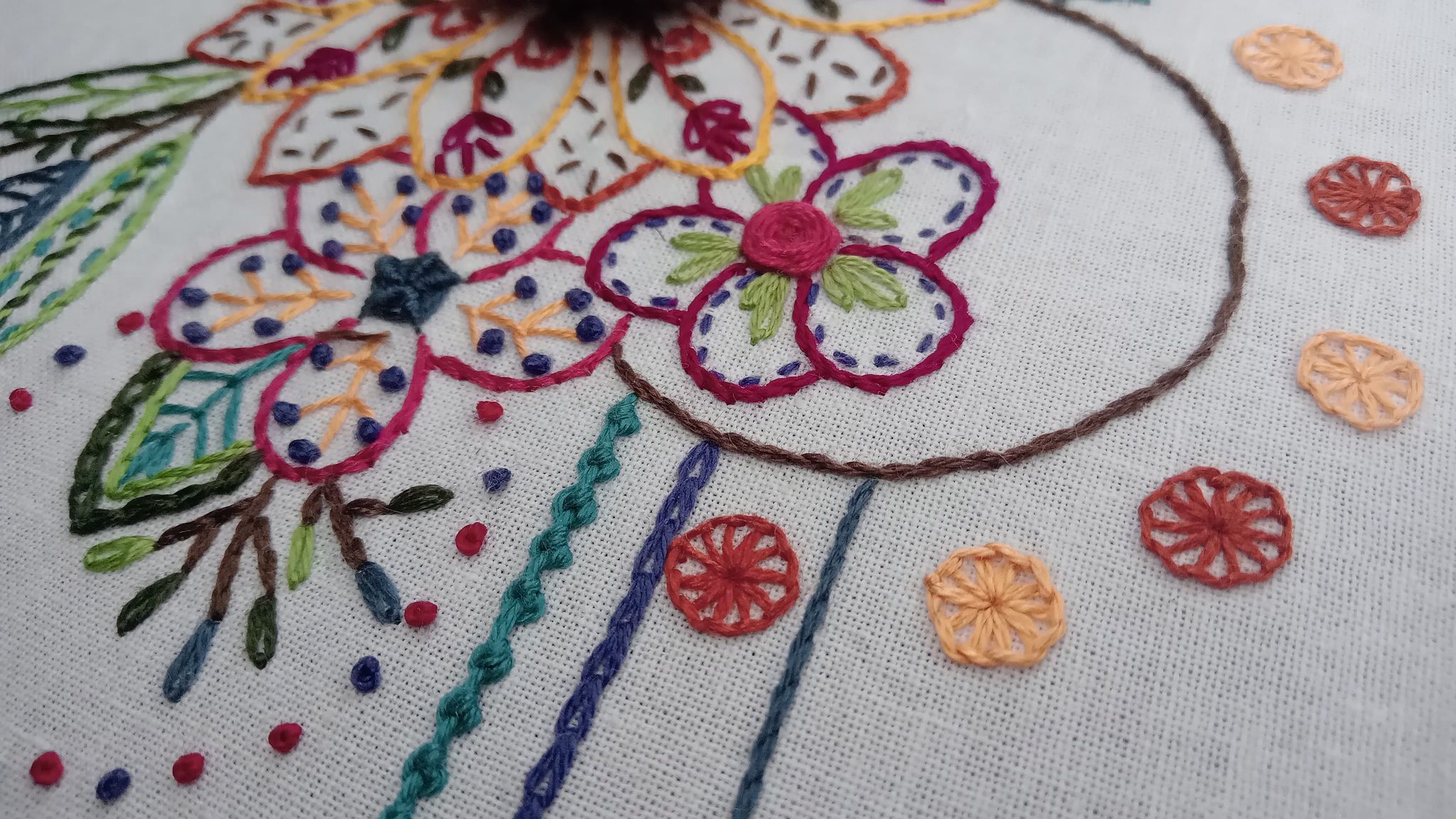 KIT Broderie : SAL Bouquet d'automne