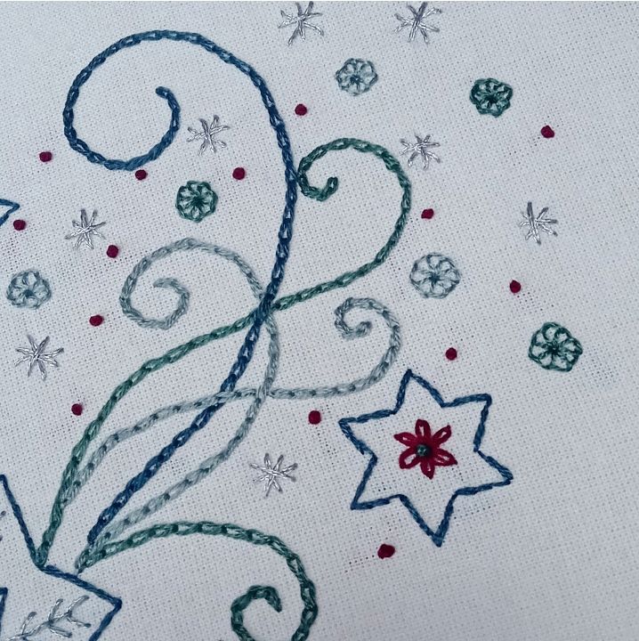 PDF Broderie poussiére d'étoiles