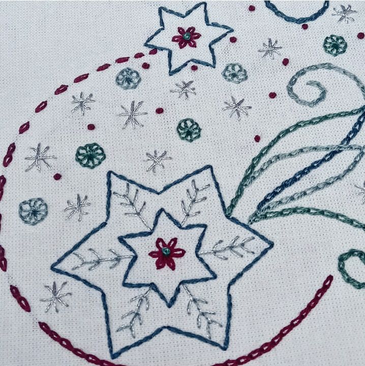 PDF Broderie poussiére d'étoiles