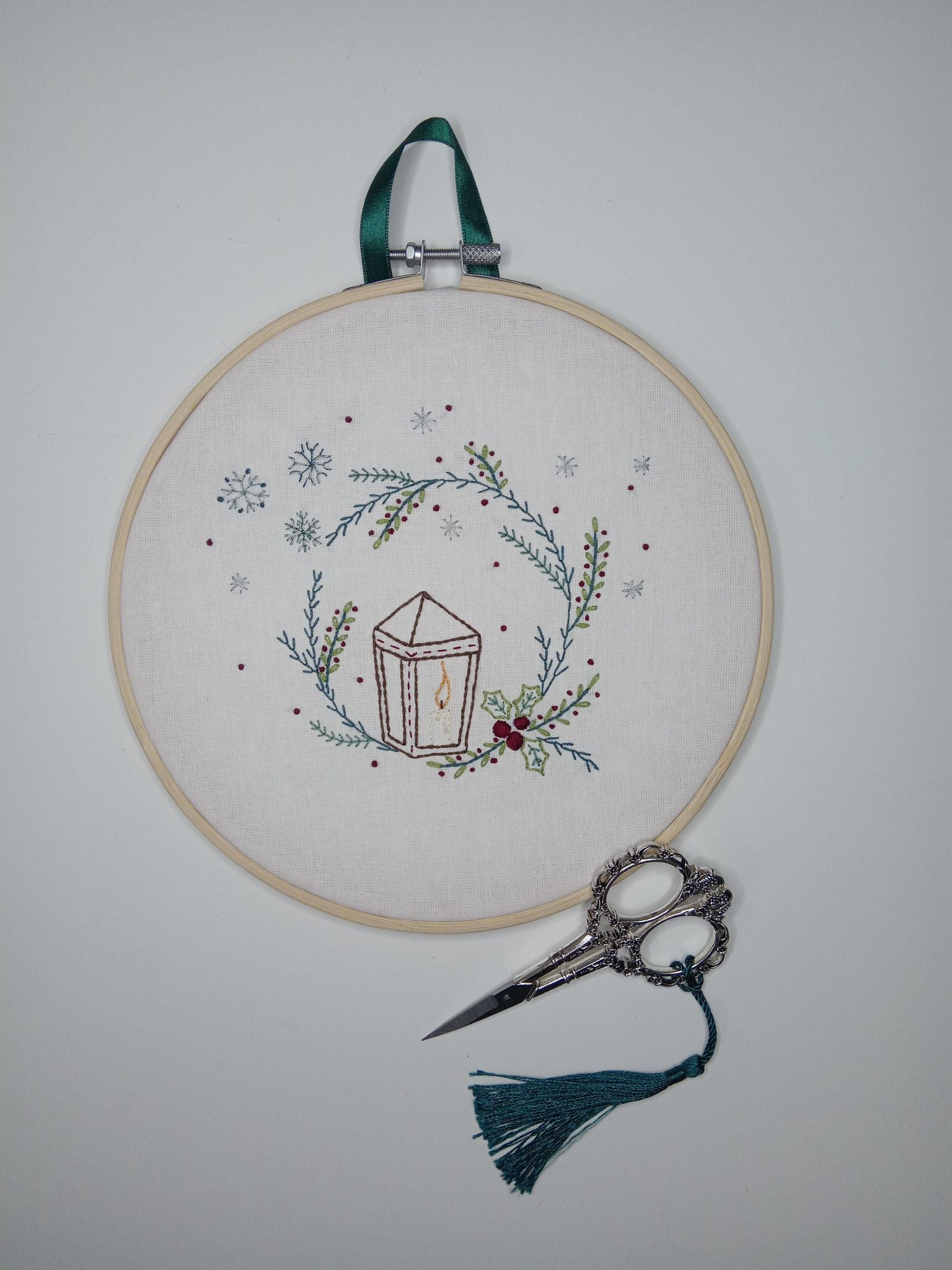 PDF Broderie La lanterne de Noel