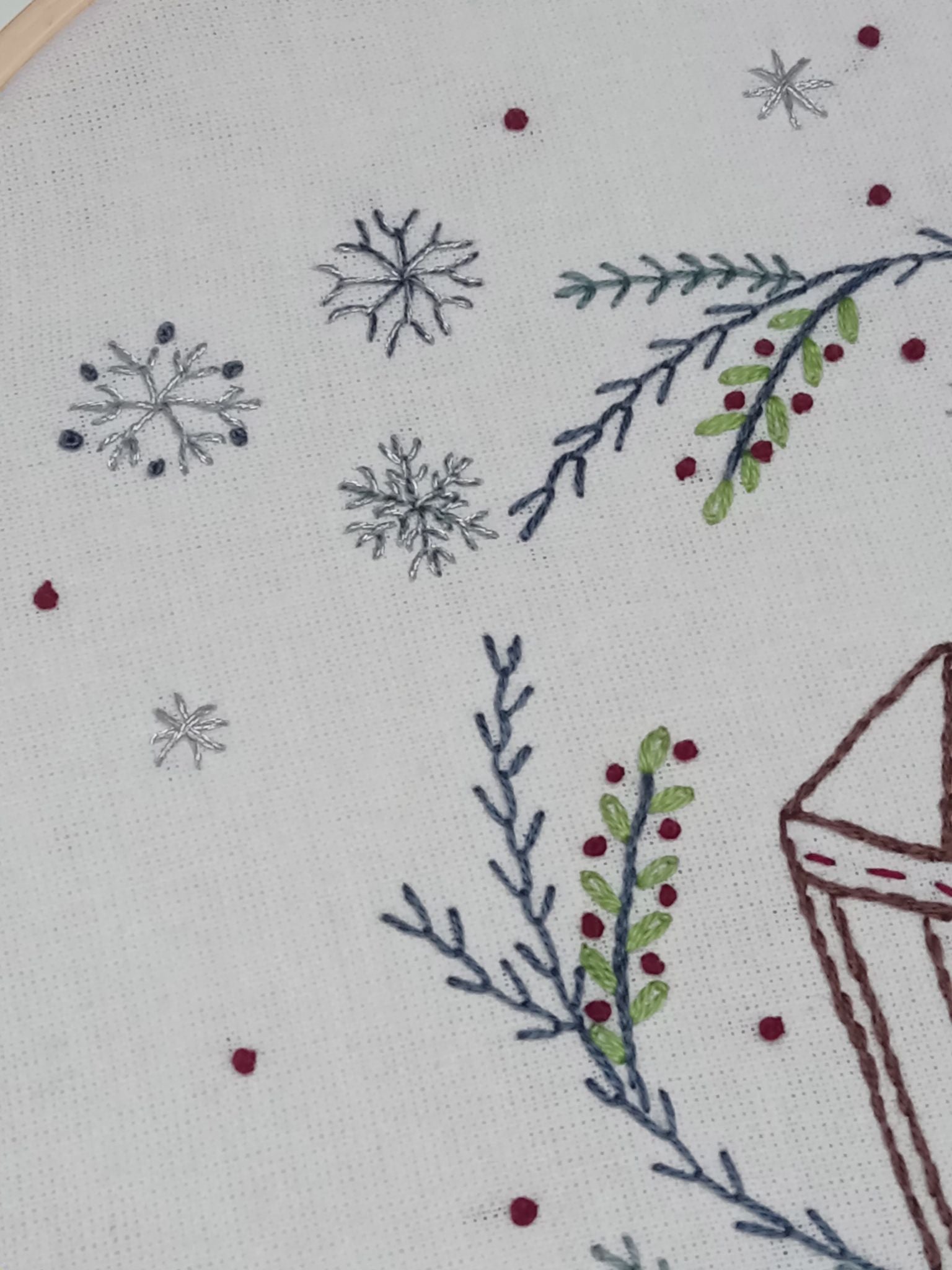 PDF Broderie La lanterne de Noel
